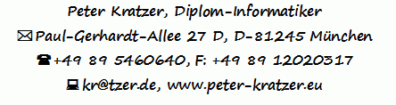 Peter Kratzer, Diplom-Informatiker